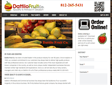 Tablet Screenshot of dattilofruit.com